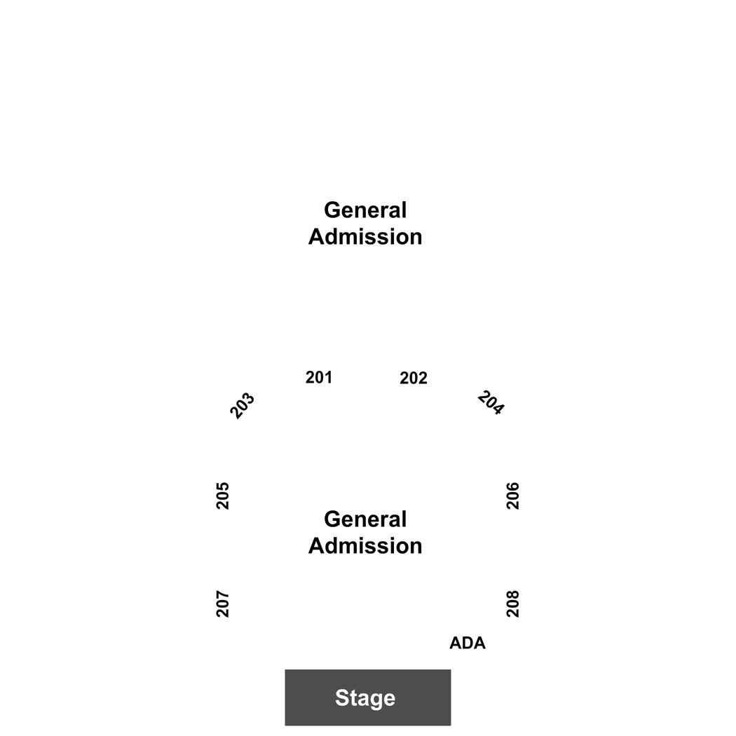 Seating chart for The Tabernacle - GA